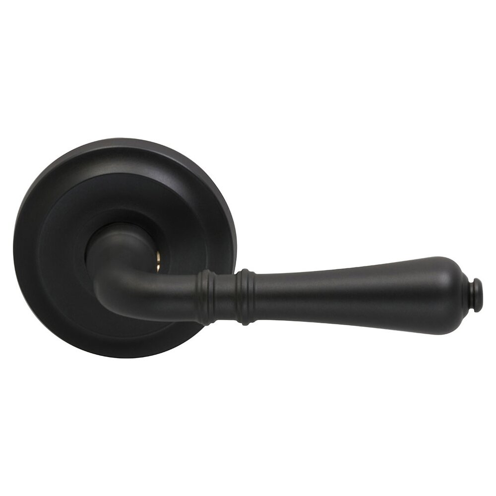 Passage Traditions Right Handed Lever with Radial Rosette in Oil Rubbed Bronze Lacquered
