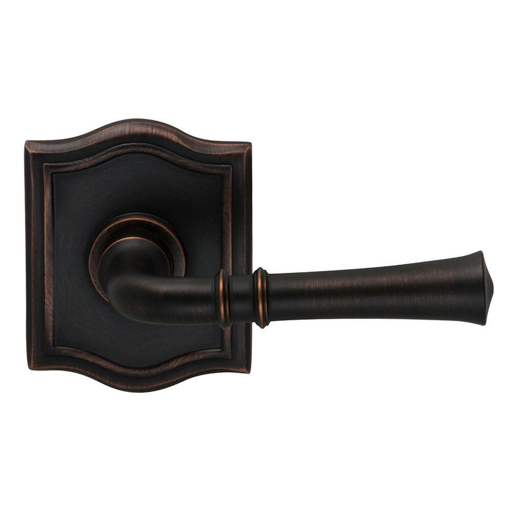 Single Dummy Traditional Right-Handed Lever with Arch Rose in Tuscan Bronze