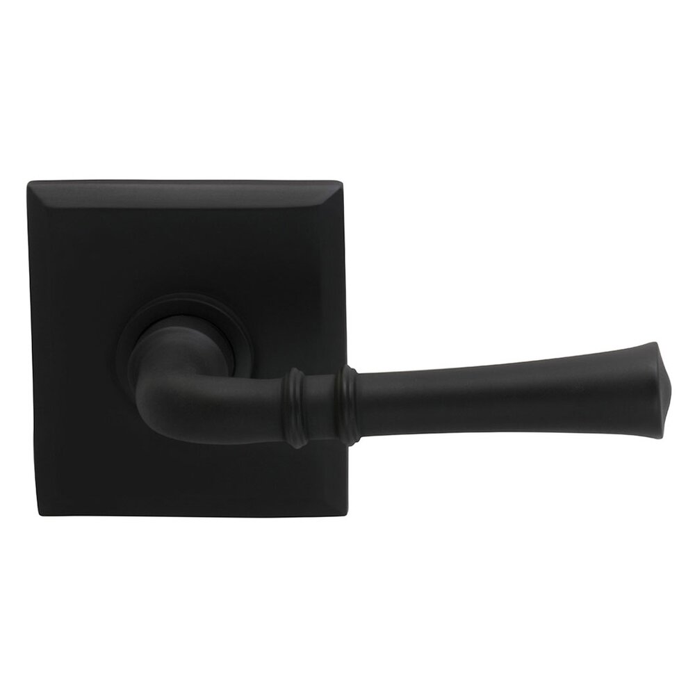 Passage Traditional Lever with Rectangle Rose in Oil Rubbed Bronze Lacquered