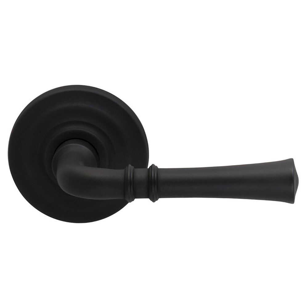 Double Dummy Traditional Right-Handed Lever with Traditional Rose in Oil Rubbed Bronze Lacquered