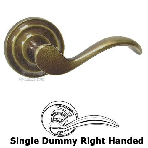 Single Dummy Spring Right Handed Lever with Radial Rosette in Shaded Bronze Lacquered