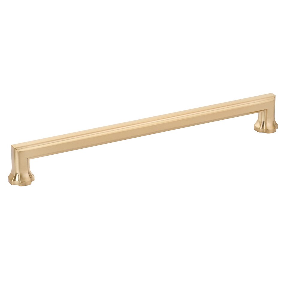 12" Centers Concealed Pull in Signature Satin Brass