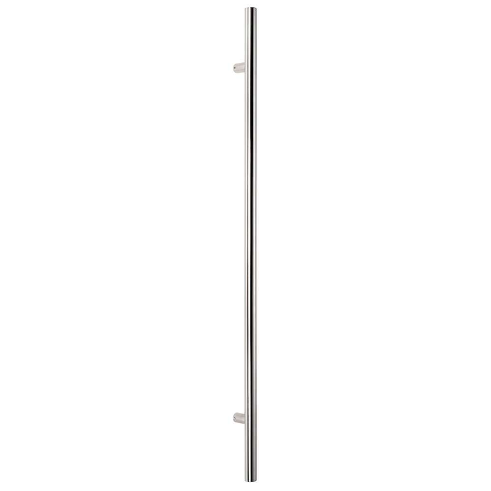 36" Centers Round Long Door Pull in Polished Chrome
