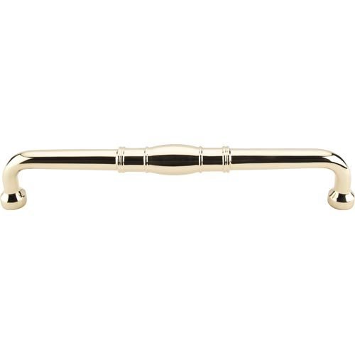 Oversized 12" Centers Door Pull in Polished Brass 12 7/8" O/A