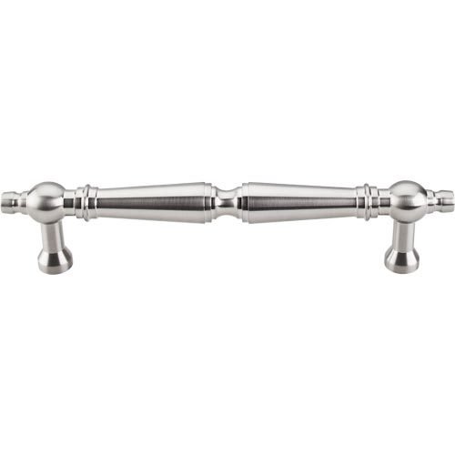 Oversized 8" Centers Door Pull in Brushed Satin Nickel 9 3/8" O/A