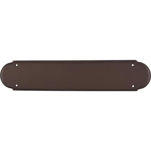 Beaded Push Plate in Oil Rubbed Bronze