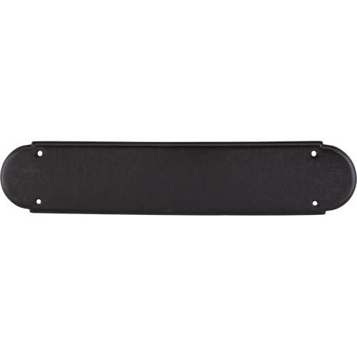 Non-beaded Push Plate in Patine Black
