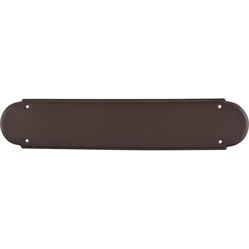 Non-beaded Push Plate in Oil Rubbed Bronze