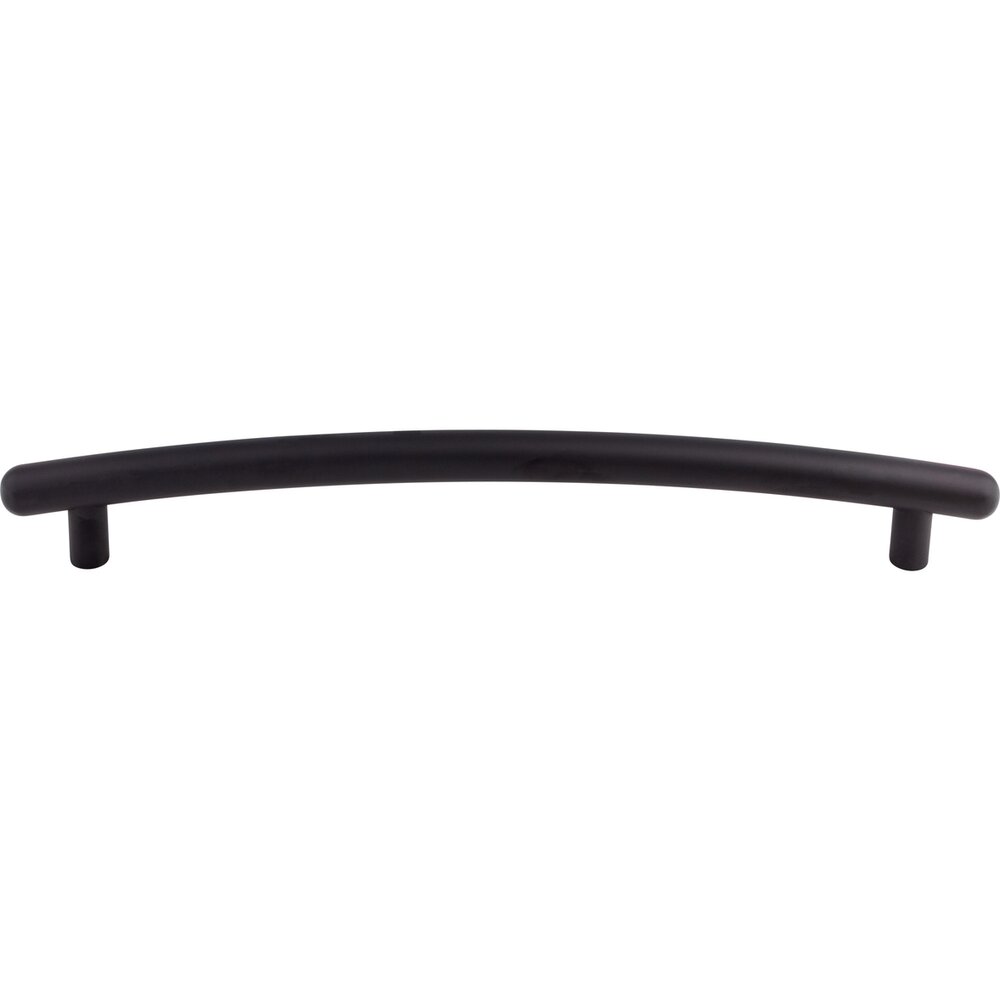 Curved 12" Centers Appliance Pull in Flat Black