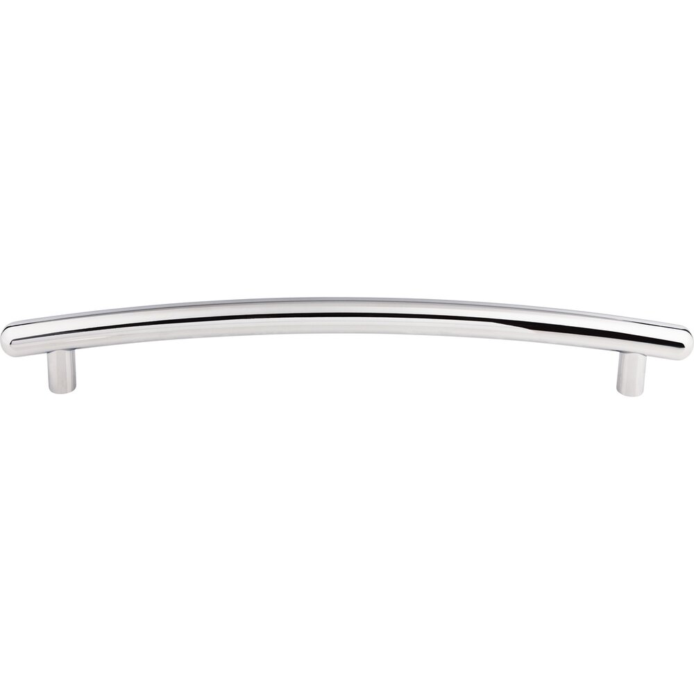 Curved 12" Centers Appliance Pull in Polished Chrome