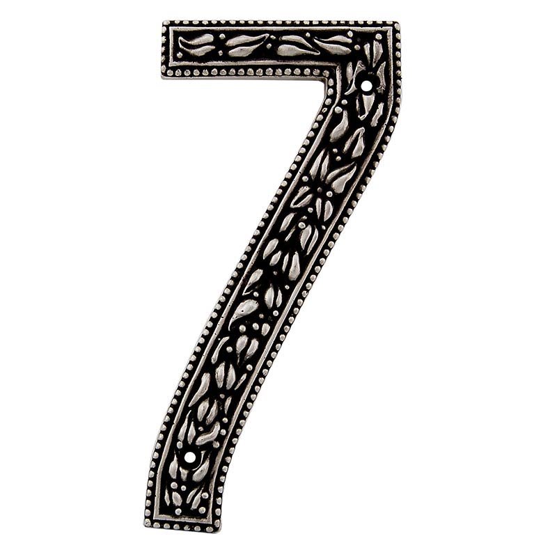 7 Number in Antique Nickel