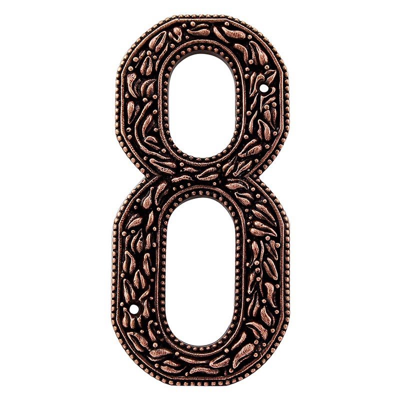 8 Number in Antique Copper