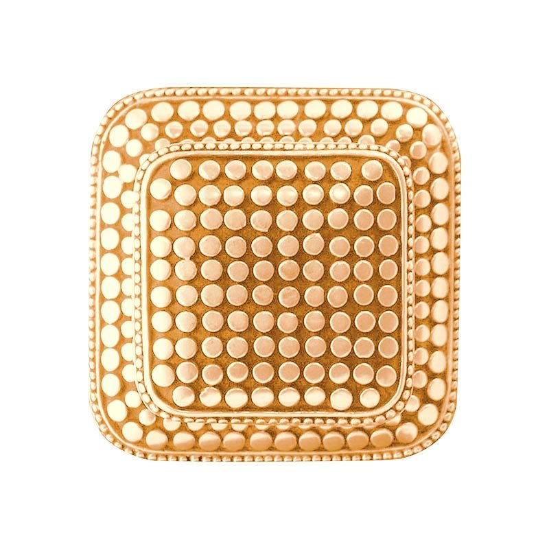 Single Dummy Tiziano Door Knob in Polished Gold