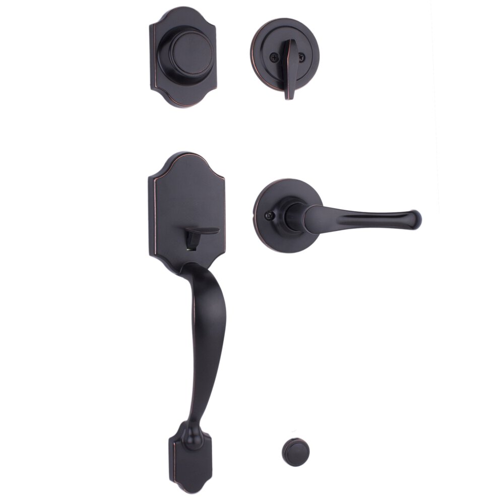 Parkside Dummy Set With Somerset Lever in Oil Rubbed Bronze