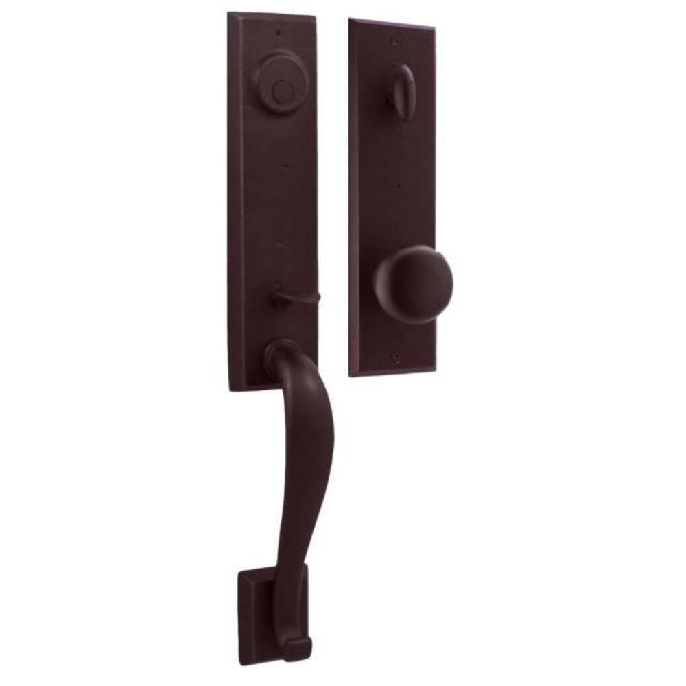 Greystone - Dummy Handleset with Wexford Knob in Oil Rubbed Bronze