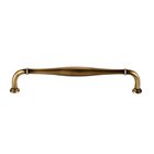 Solid Brass 12" Centers Traditional Oversized Pull in Antique English Matte