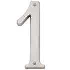 #1 House Number in Lifetime PVD Satin Nickel