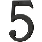 #5 House Number in Oil Rubbed Bronze
