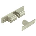 Solid Brass 2.3" x 0.4" Ball Tension Catch in Brushed Nickel
