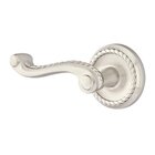 Single Dummy Left Handed Rope Lever With Rope Rose in Satin Nickel