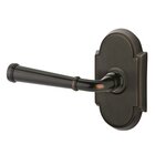 Single Dummy Left Handed Merrimack Lever With #8 Rose in Oil Rubbed Bronze