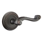 Passage Right Handed Rope Lever With Rope Rose in Oil Rubbed Bronze