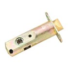 Privacy 28 Degree Rotation Latch with 2 3/4" Backset in Polished Brass
