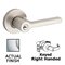 Baldwin Hardware - Contemporary Square Door Lever with Round Rose