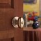 Baldwin Hardware - Egg Door Knob with Classic Rose