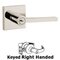 Baldwin Reserve - Square Door Lever with Contemporary Square Rose