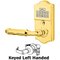 Emtek Hardware - Ribbon And Reed - Classic Lever Storeroom Electronic Keypad Lock