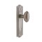 Grandeur Door Hardware - Parthenon Plate with Eden Prairie Door Knob in Satin Nickel