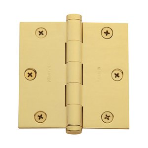 Baldwin Hardware - Square Corner Door Hinge with Non Removable Pin (Sold Individually)