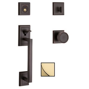 Baldwin Hardware - Hollywood Hills - with Knob Sectional Handleset