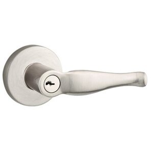 Baldwin Reserve - Decorative Door Lever with Traditional Round Rose