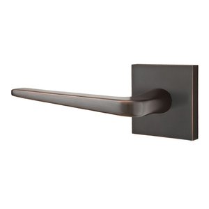Emtek Hardware - Brass Modern - Athena Door Lever With Square Rosette
