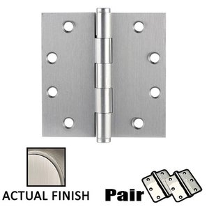 4 1/2" X 4 1/2" Square Solid Brass Heavy Duty Hinge (Sold In Pairs)