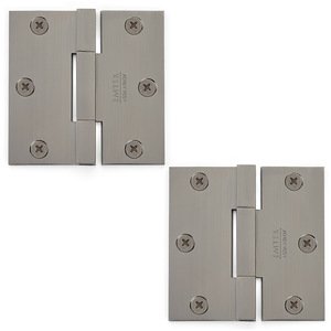 Emtek Hardware - Square Solid Brass Heavy Duty Square Barrel Hinges (Sold In Pairs)