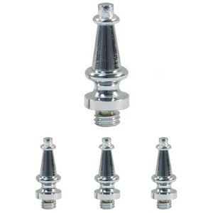 Steeple Tip Set For 4" Residential Duty Solid Brass Hinge (Sold In Pairs)