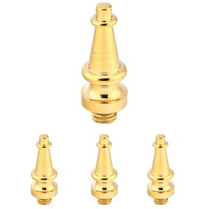 Steeple Tip Set For 4" Heavy Duty Or Ball Bearing Solid Brass Hinge (Sold In Pairs)