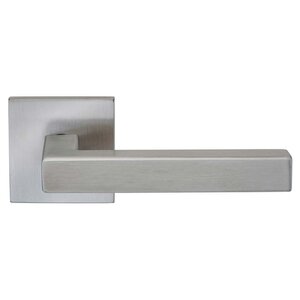 Door Levers by Omnia Door Hardware - Square Lever with Square Rosette