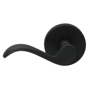 Omnia - Prodigy Door Hardware - Wave Lever with Modern Rose