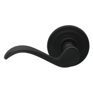 Omnia - Prodigy Door Hardware - Wave Lever with Traditional Rose
