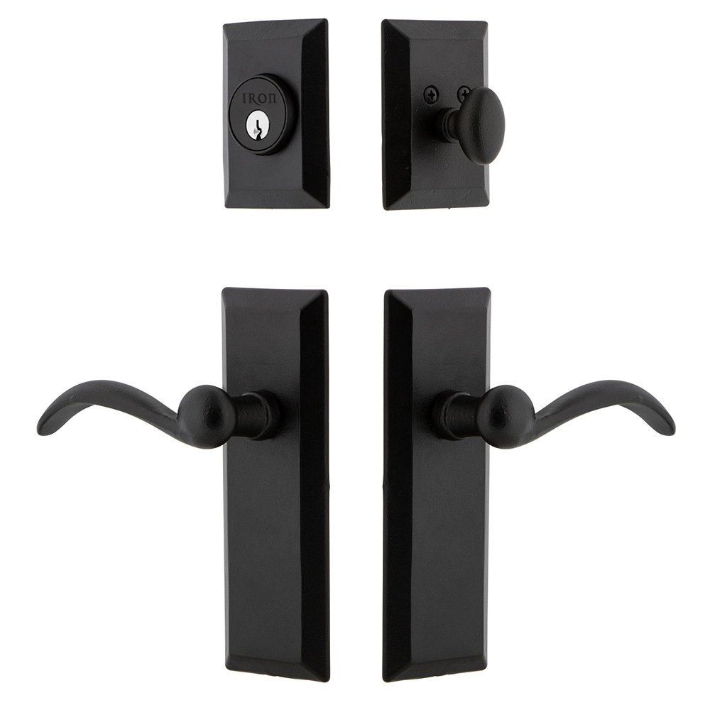 Keep Plate Combo Pack Tine Lever in Black Iron