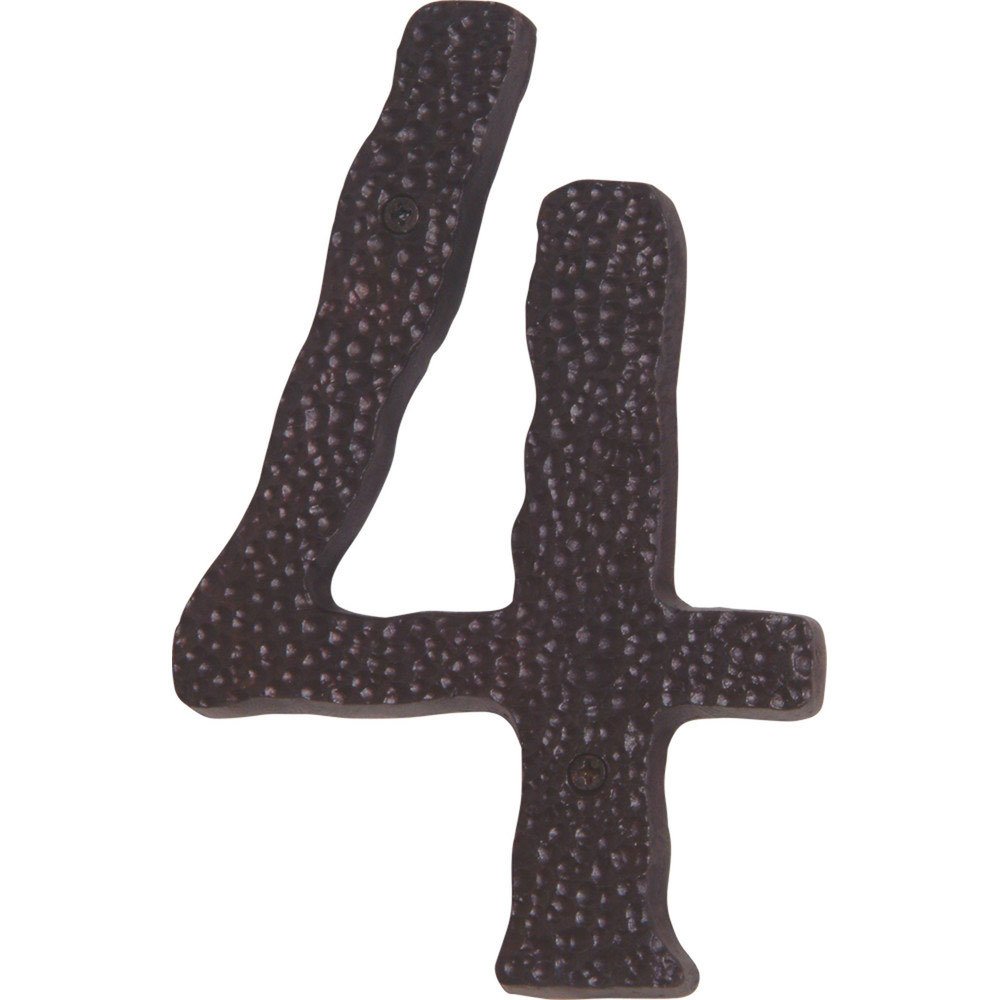 # 4 House Number in Oil Rubbed Bronze