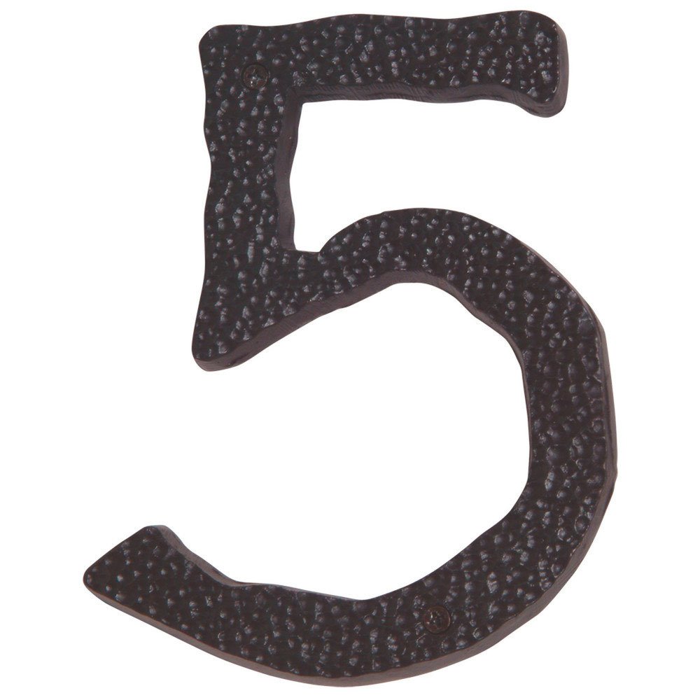 # 5 House Number in Oil Rubbed Bronze