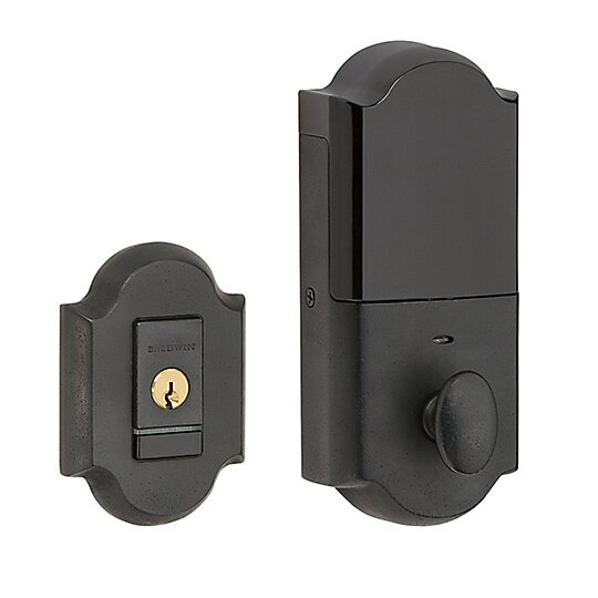 Evolved Single Cylinder Bluetooth Deadbolt in Distressed Oil Rubbed Bronze