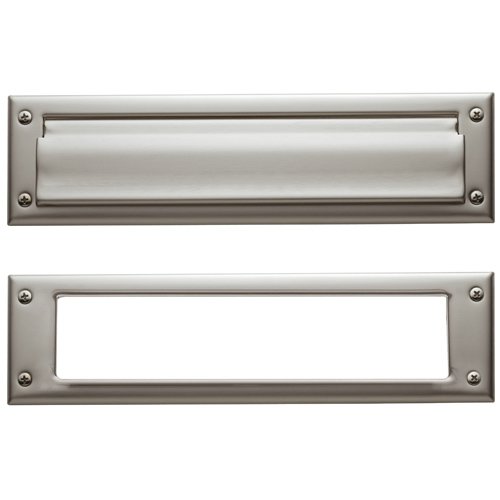 Package Size Mail Slot in Lifetime PVD Satin Nickel