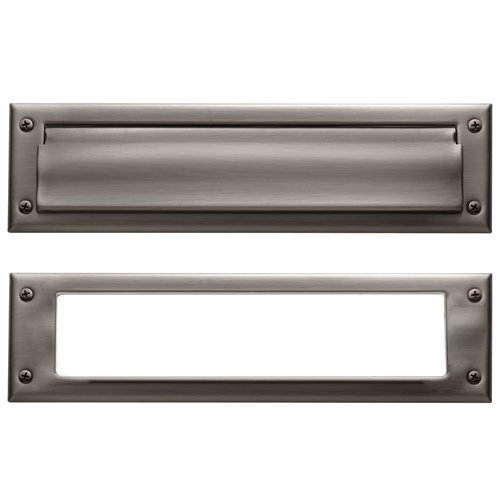 Package Size Mail Slot in PVD Graphite Nickel