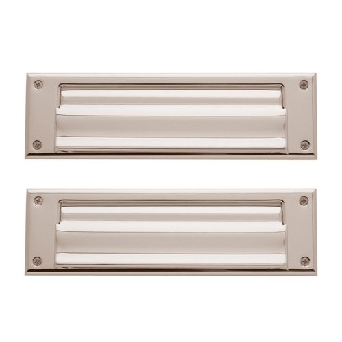 Magazine Size Mail Slot in Lifetime PVD Polished Nickel